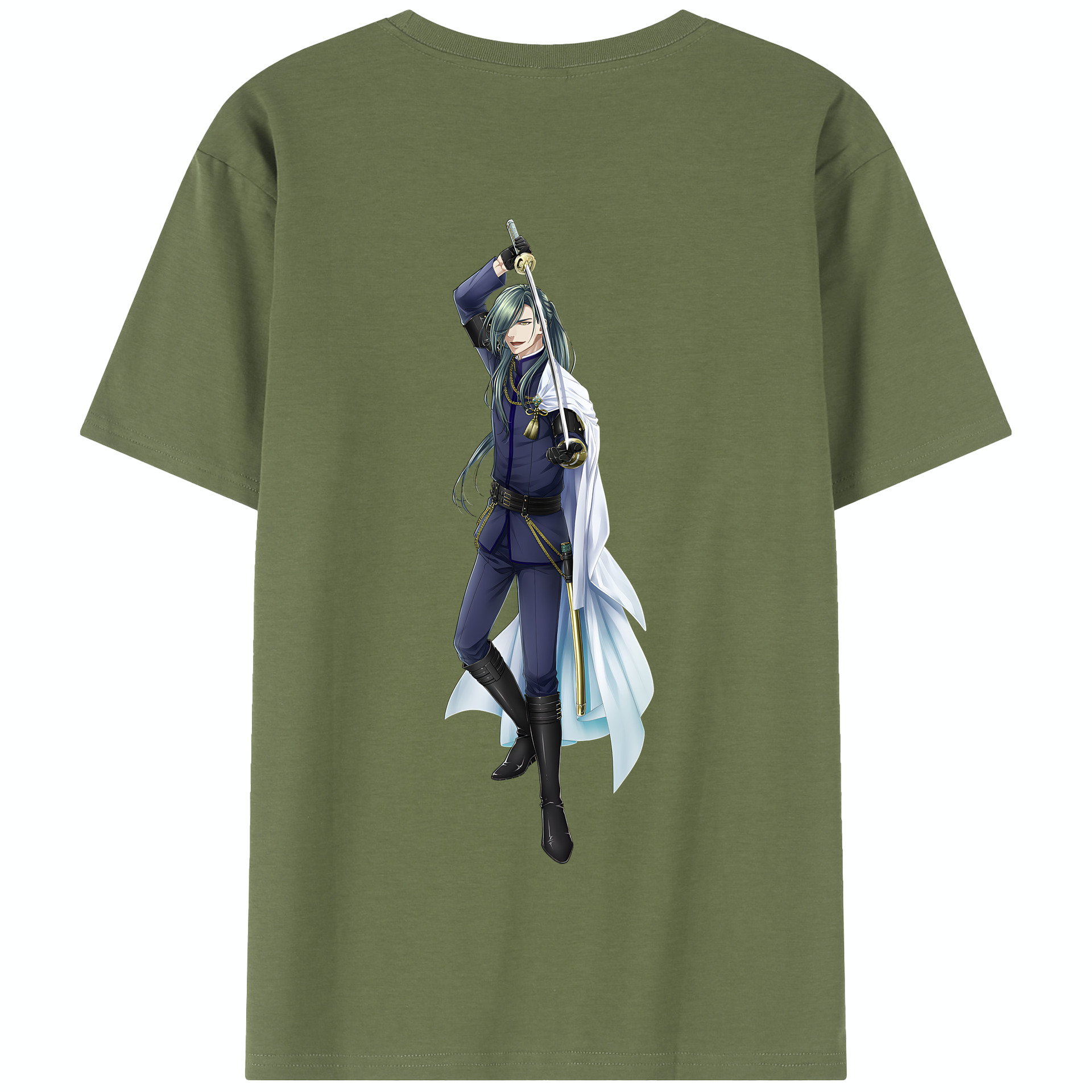 （画像用） 刀剣乱舞 Touken Ranbu 綿100％半袖Tシャツ（背面プリント）